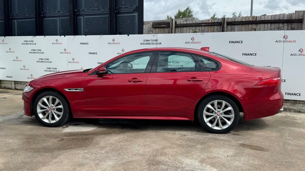 Jaguar XF 2.0D R-sport Euro 6 Ss Red #5