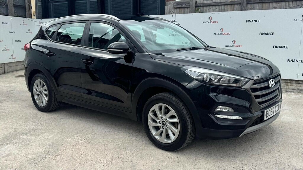 Hyundai Tucson Suv 2.0 Crdi Blue Drive Se Nav Euro 6 Ss 2 EO67XOB Black #2