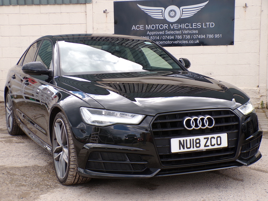 Audi A6 Saloon Tdi Ultra Black Edition NU18ZCO Black #2