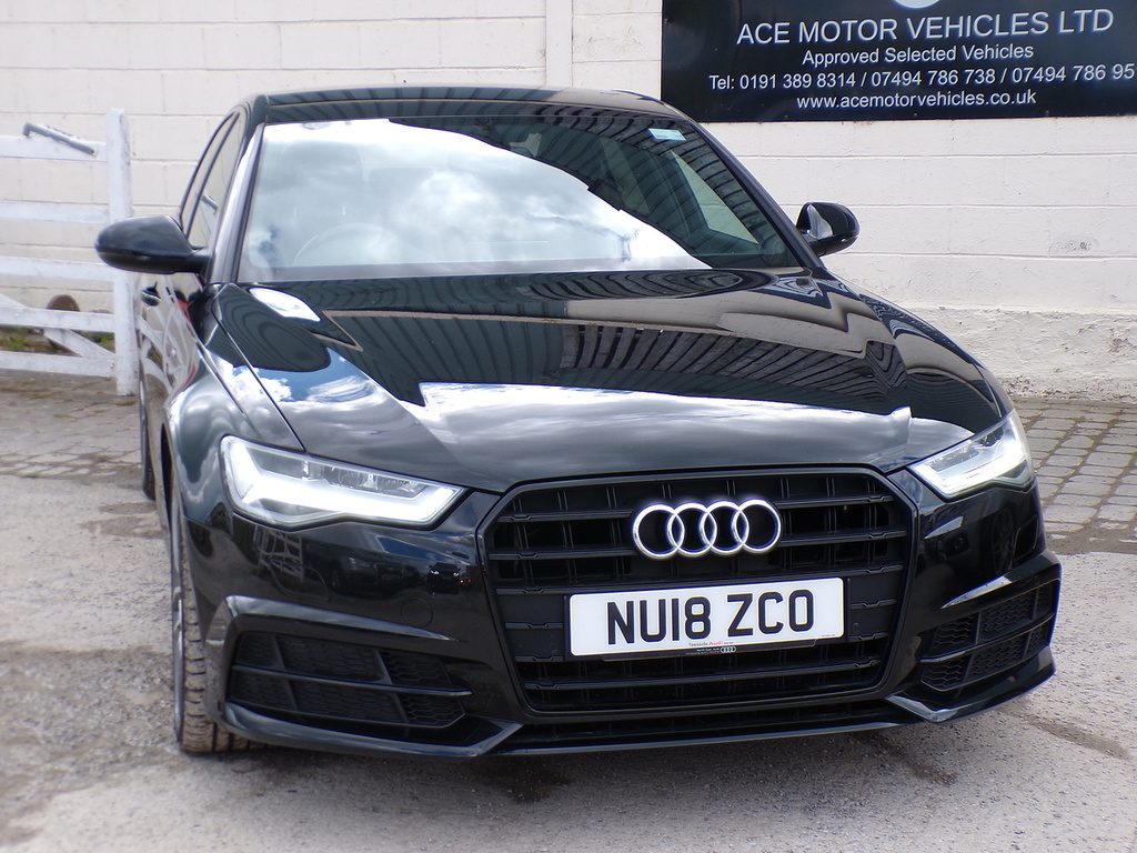 Audi A6 Saloon Tdi Ultra Black Edition NU18ZCO Black #3