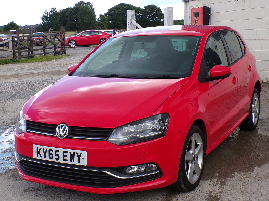 Volkswagen Polo Tdi Bluemotion Tech Sel KV65EWY Red #5