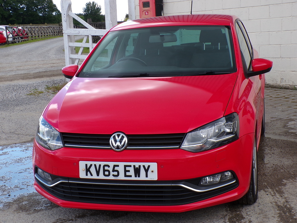 Volkswagen Polo Tdi Bluemotion Tech Sel KV65EWY Red #3