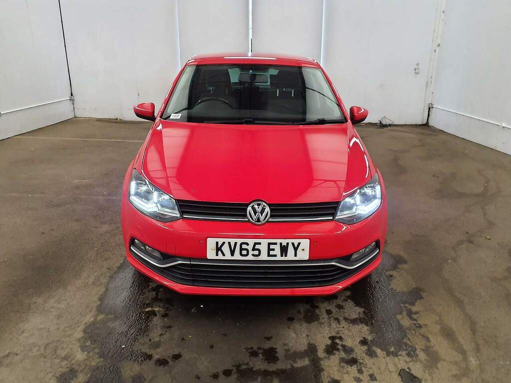 Volkswagen Polo Tdi Bluemotion Tech Sel KV65EWY Red #2