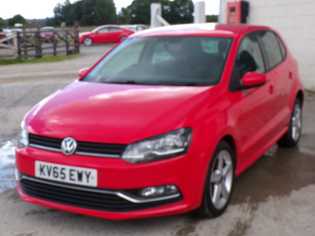 Volkswagen Polo Tdi Bluemotion Tech Sel KV65EWY Red #4