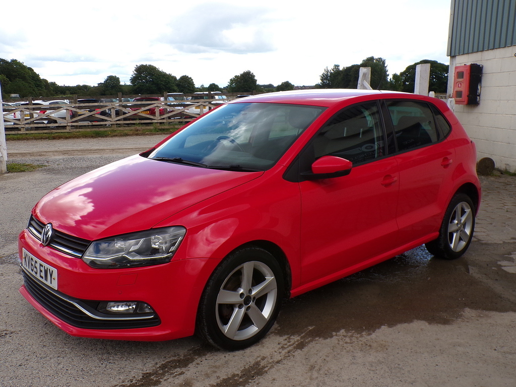 Volkswagen Polo Tdi Bluemotion Tech Sel KV65EWY Red #6