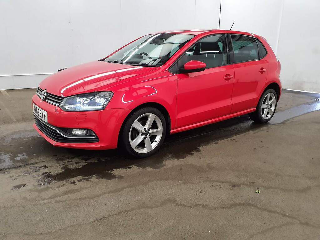 Volkswagen Polo Tdi Bluemotion Tech Sel KV65EWY Red #3