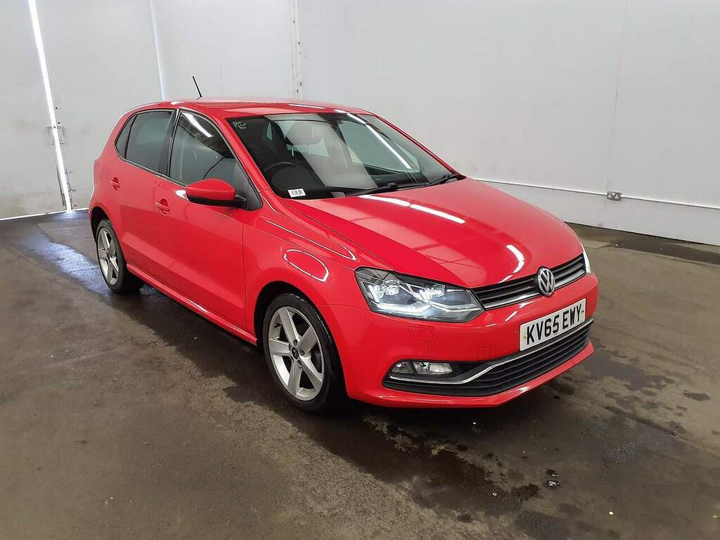 Volkswagen Polo Tdi Bluemotion Tech Sel Red