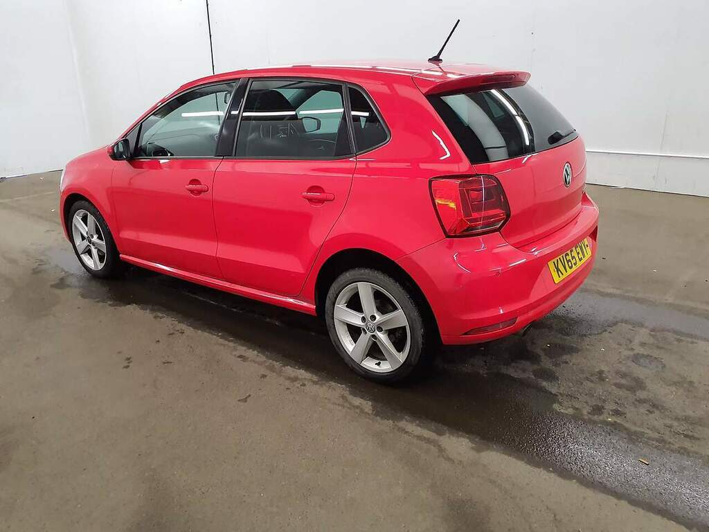 Volkswagen Polo Tdi Bluemotion Tech Sel KV65EWY Red #4