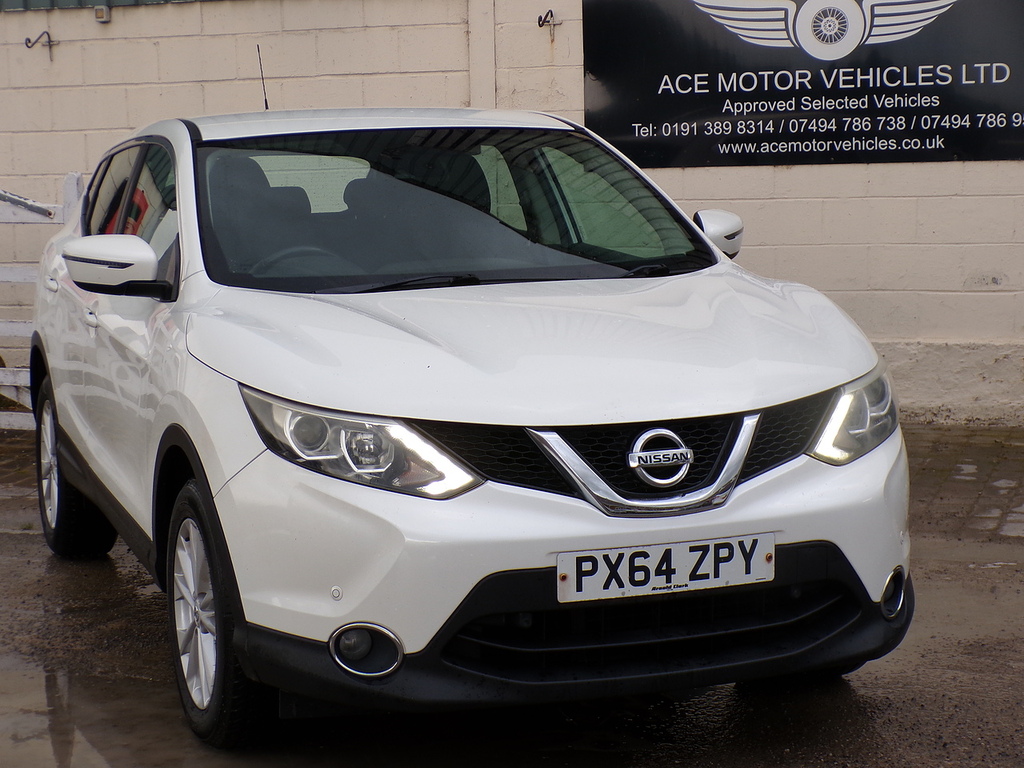 Nissan Qashqai Dci Acenta PX64ZPY White #2