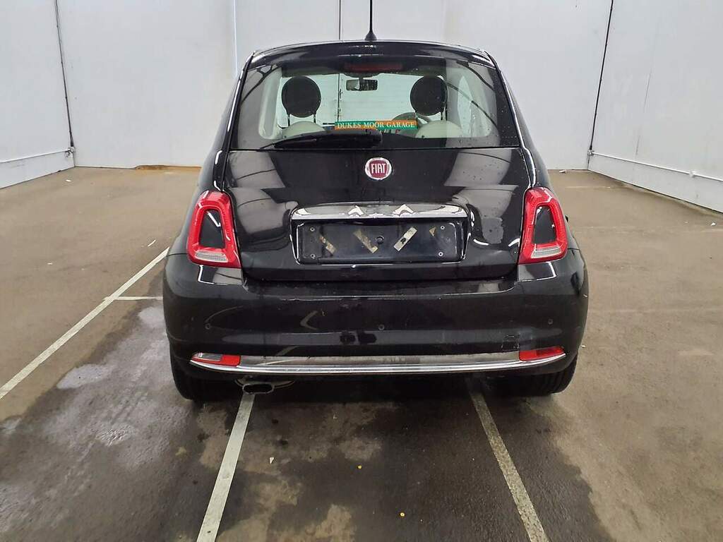 Fiat 500 Lounge Black #5