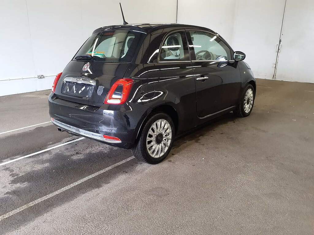 Fiat 500 Lounge Black #6