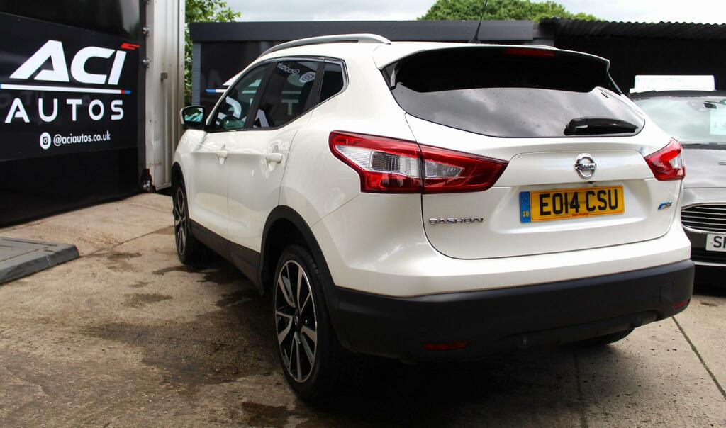 Nissan Qashqai 1.5 Dci Tekna Suv EO14CSU White #5
