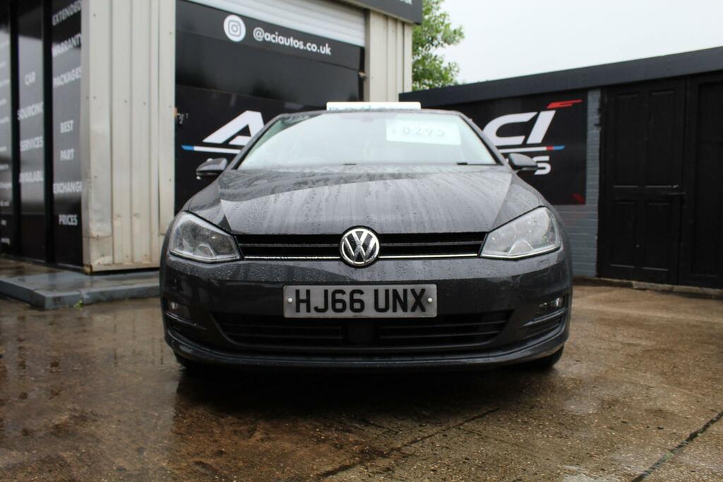 Volkswagen Golf 1.6 Tdi Bluemotion Tech Match Edition Hatchback HJ66UNX Grey #3