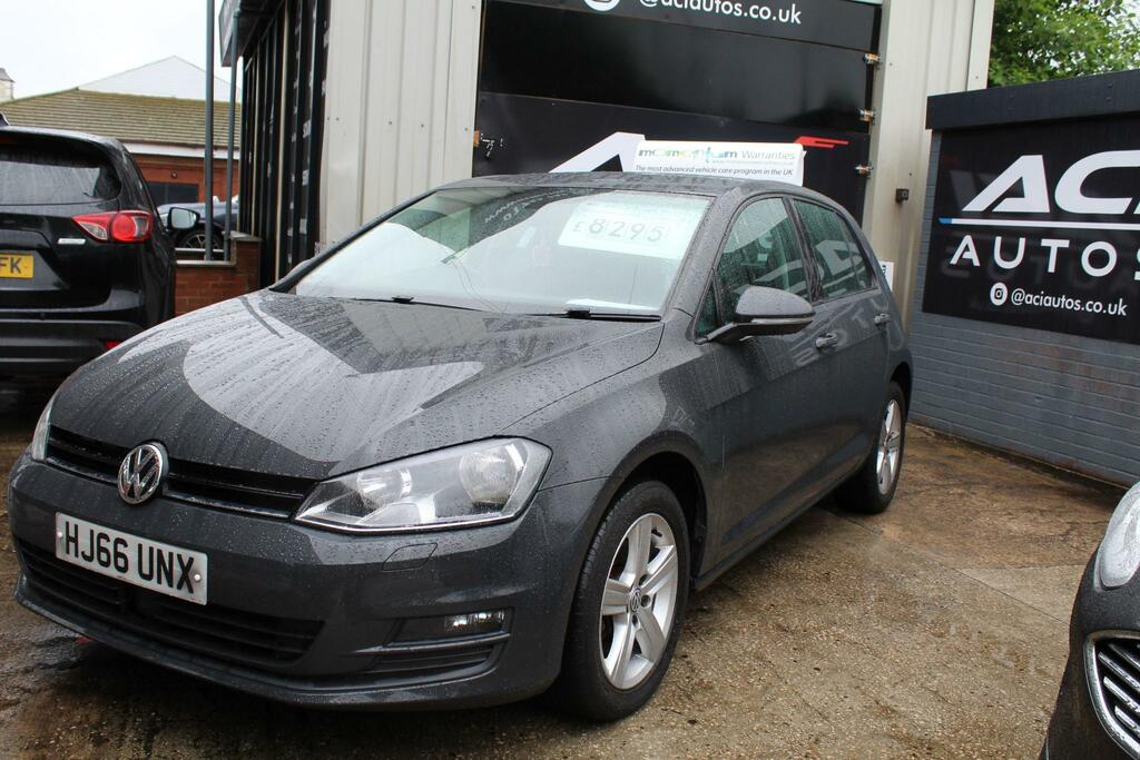 Volkswagen Golf 1.6 Tdi Bluemotion Tech Match Edition Hatchback HJ66UNX Grey #6