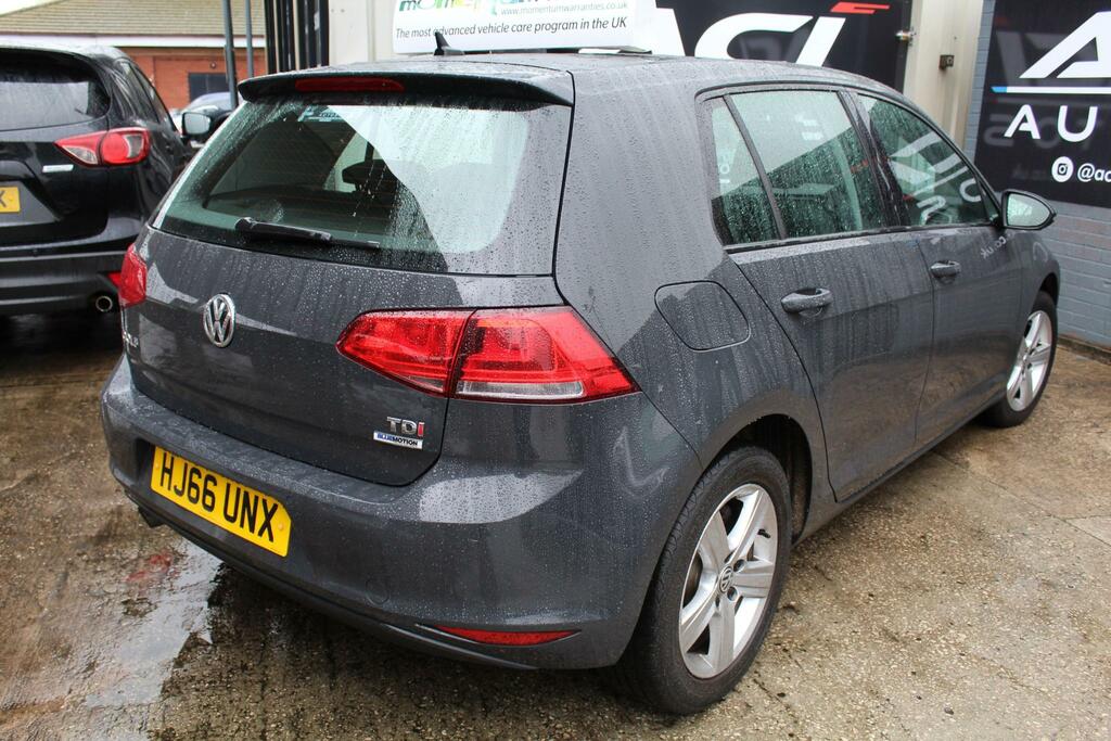 Volkswagen Golf 1.6 Tdi Bluemotion Tech Match Edition Hatchback HJ66UNX Grey #5