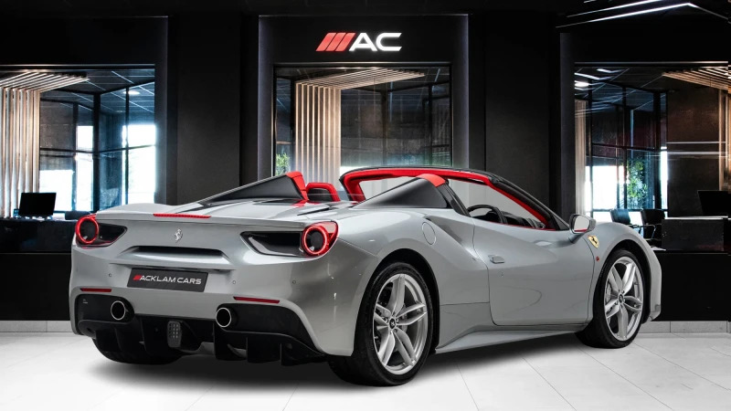 Ferrari 488 Spider F1 Dct Grey #4