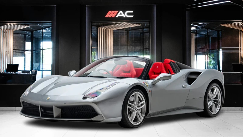 Ferrari 488 Spider F1 Dct Grey #1