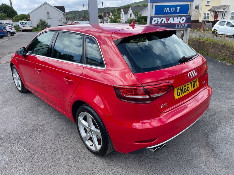 Audi A3 Tfsi Sport Red #5