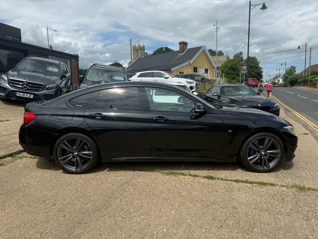 BMW 4 Series Gran Coupe 3.0 430D M Sport Hatchback Xdrive AV66HDH Black #6