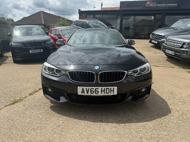 BMW 4 Series Gran Coupe 3.0 430D M Sport Hatchback Xdrive AV66HDH Black #2