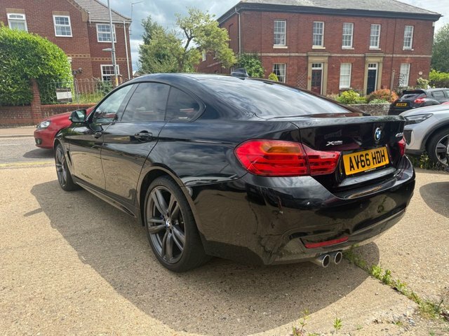 BMW 4 Series Gran Coupe 3.0 430D M Sport Hatchback Xdrive AV66HDH Black #3