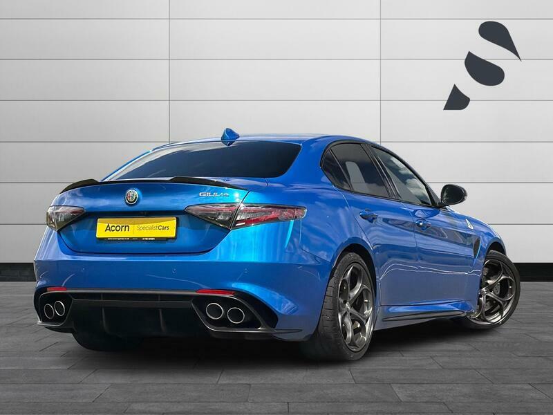 Alfa Romeo Giulia 2.9 V6 Bi-turbo Quadrifoglio Euro 6 Ss RX73KKG Blue #5