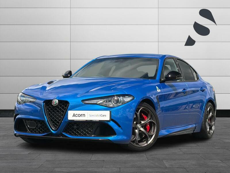 Alfa Romeo Giulia 2.9 V6 Bi-turbo Quadrifoglio Euro 6 Ss RX73KKG Blue #4