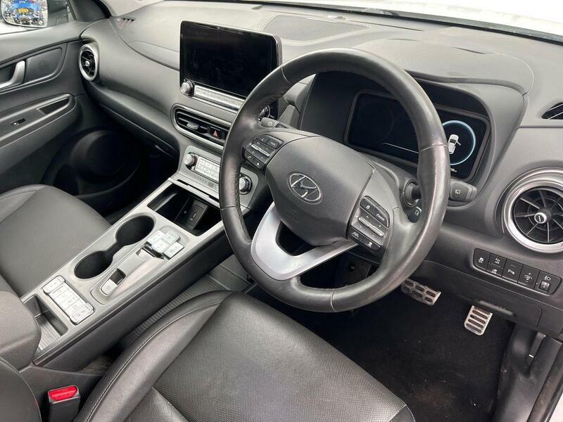 Hyundai Kona 64Kwh Ultimate 10.5Kw Charger NU23MTJ White #3