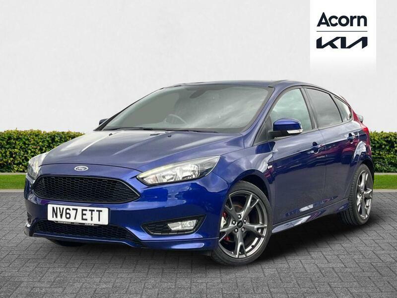 Ford Focus 1.0T Ecoboost St-line X Euro 6 Ss NV67ETT Blue #4