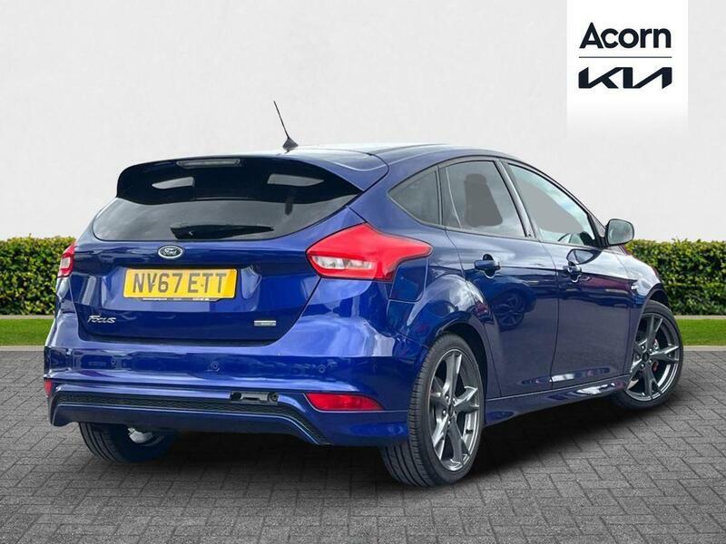 Ford Focus 1.0T Ecoboost St-line X Euro 6 Ss NV67ETT Blue #5