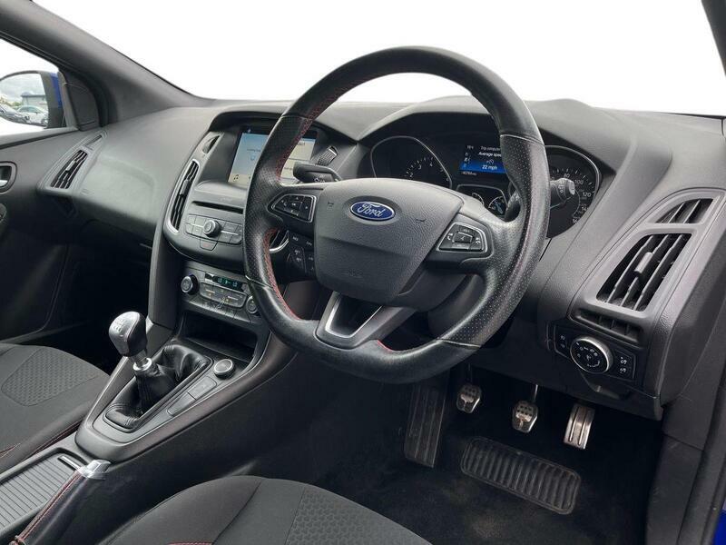 Ford Focus 1.0T Ecoboost St-line X Euro 6 Ss NV67ETT Blue #3