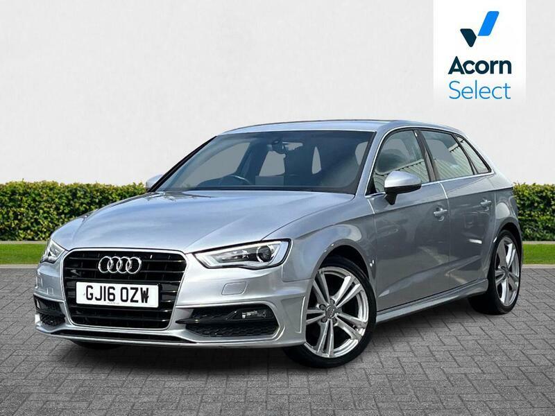 Audi A3 2.0 Tdi S Line Sportback S Tronic Euro 6 Ss GJ16OZW Silver #4