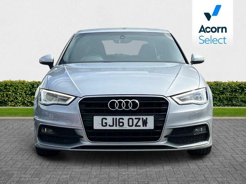Audi A3 2.0 Tdi S Line Sportback S Tronic Euro 6 Ss GJ16OZW Silver #6