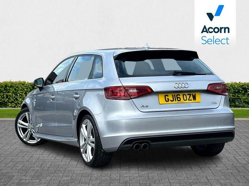 Audi A3 2.0 Tdi S Line Sportback S Tronic Euro 6 Ss GJ16OZW Silver #2
