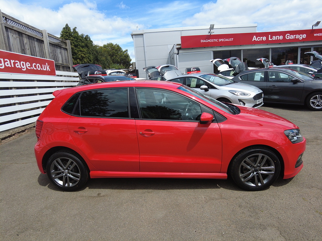 Volkswagen Polo Tsi R-line SR17JKK Red #2