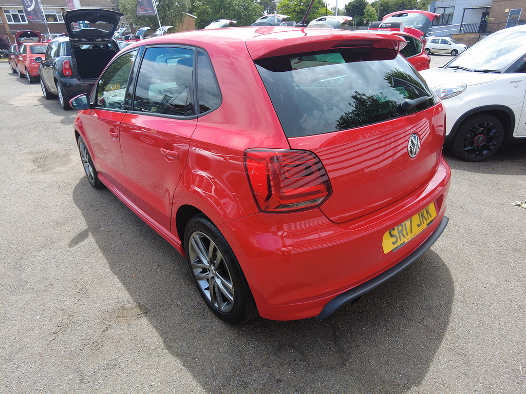 Volkswagen Polo Tsi R-line SR17JKK Red #5