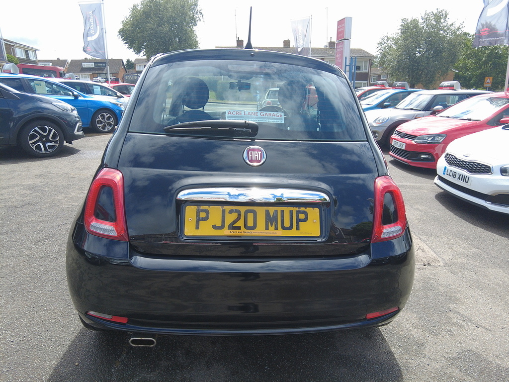 Fiat 500 Lounge Black #4