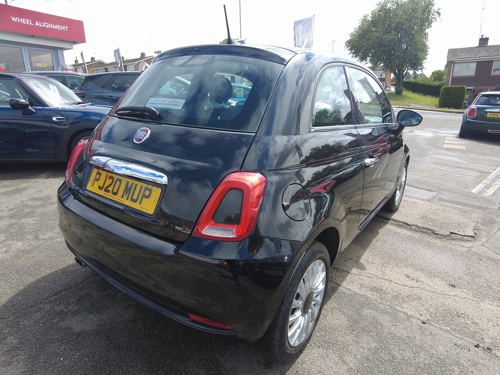 Fiat 500 Lounge Black #3