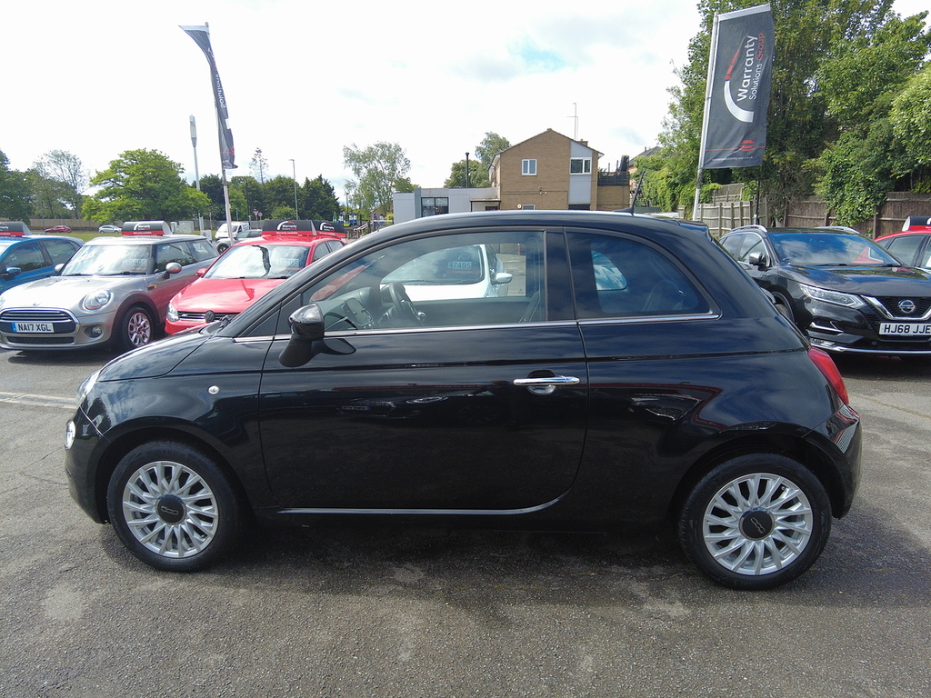 Fiat 500 Lounge Black #6