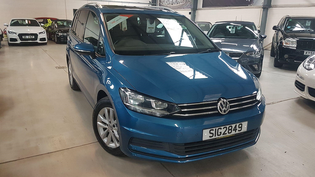 Volkswagen Touran 2.0 Tdi Bluemotion Tech Se Family Dsg Euro 6 Ss Blue