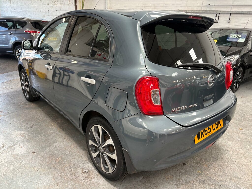 Nissan Micra 1.2 N-tec Hatchback Euro 6 80 P WR65LBK Grey #3