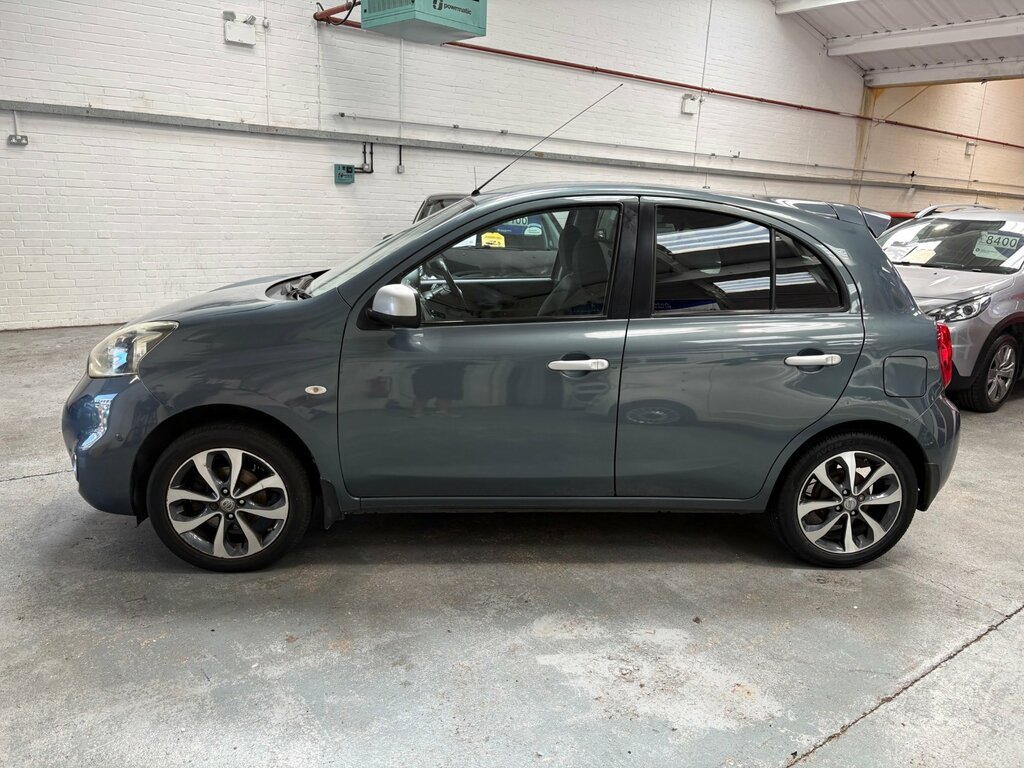 Nissan Micra 1.2 N-tec Hatchback Euro 6 80 P WR65LBK Grey #2
