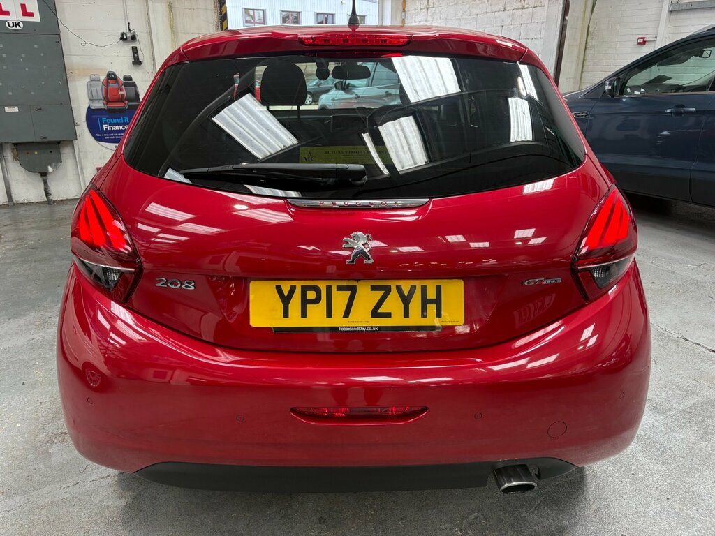 Peugeot 208 1.2 Puretech Gt Line Hatchback E YP17ZYH Red #3