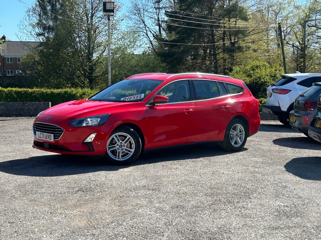 Ford Focus 1.5 Focus Zetec Estate 1.5L Ecoblue 120Ps Fwd 6 Sp LC71AYO Red #2