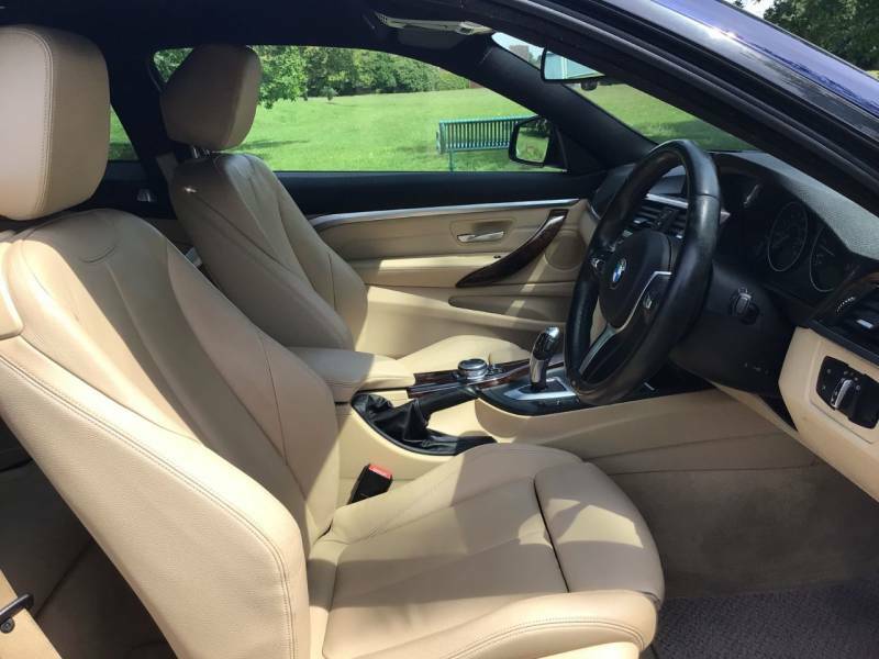 BMW 4 Series Convertible 2.0 Blue #11
