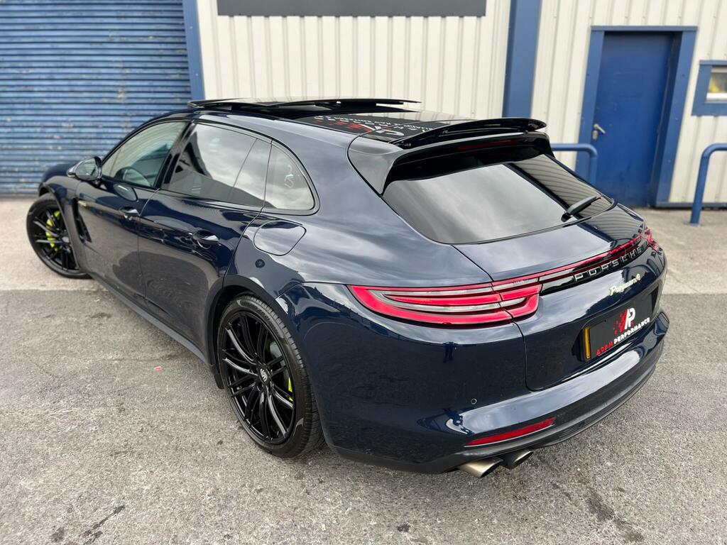 Porsche Panamera 4 Blue #5