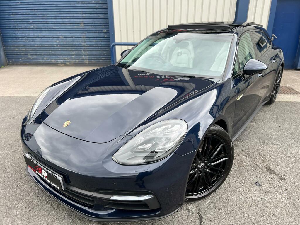 Porsche Panamera 4 Blue #4