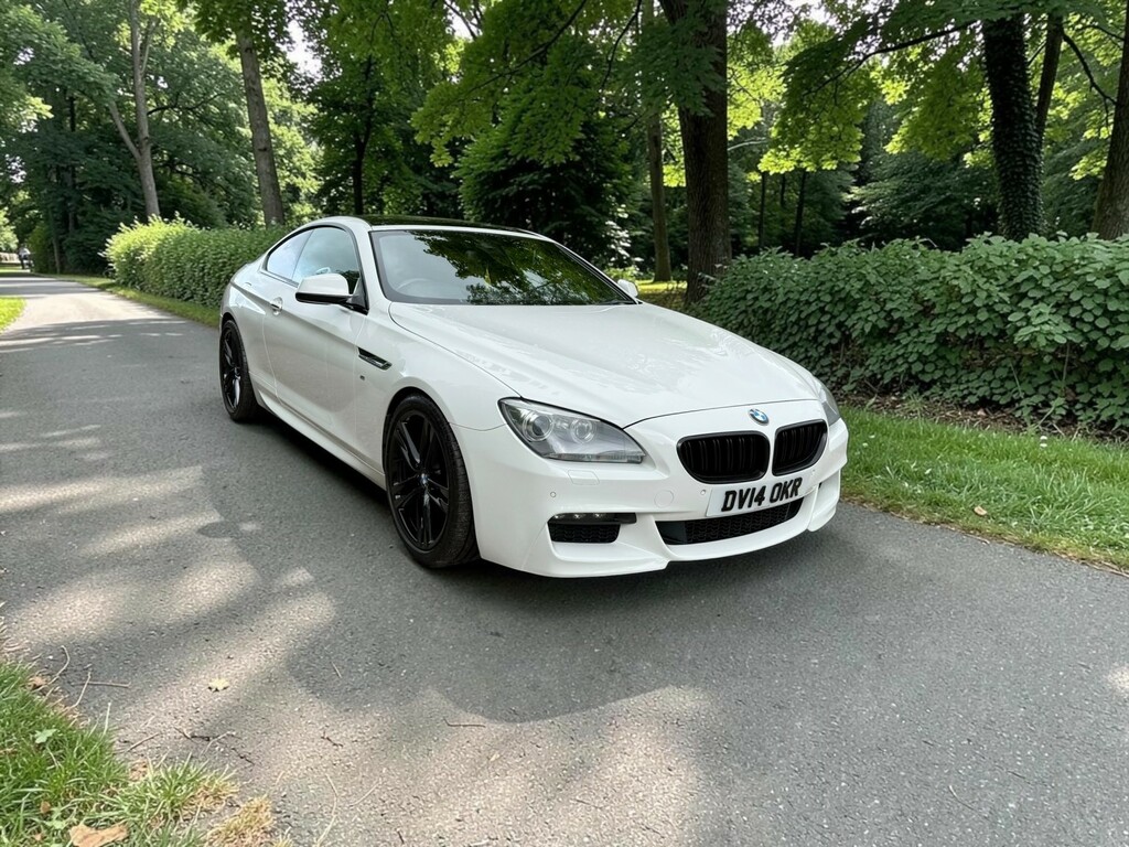 BMW 6 Series Gran Coupe Coupe 3.0 640D M Sport Coupe 2014 DV14OKR White #3