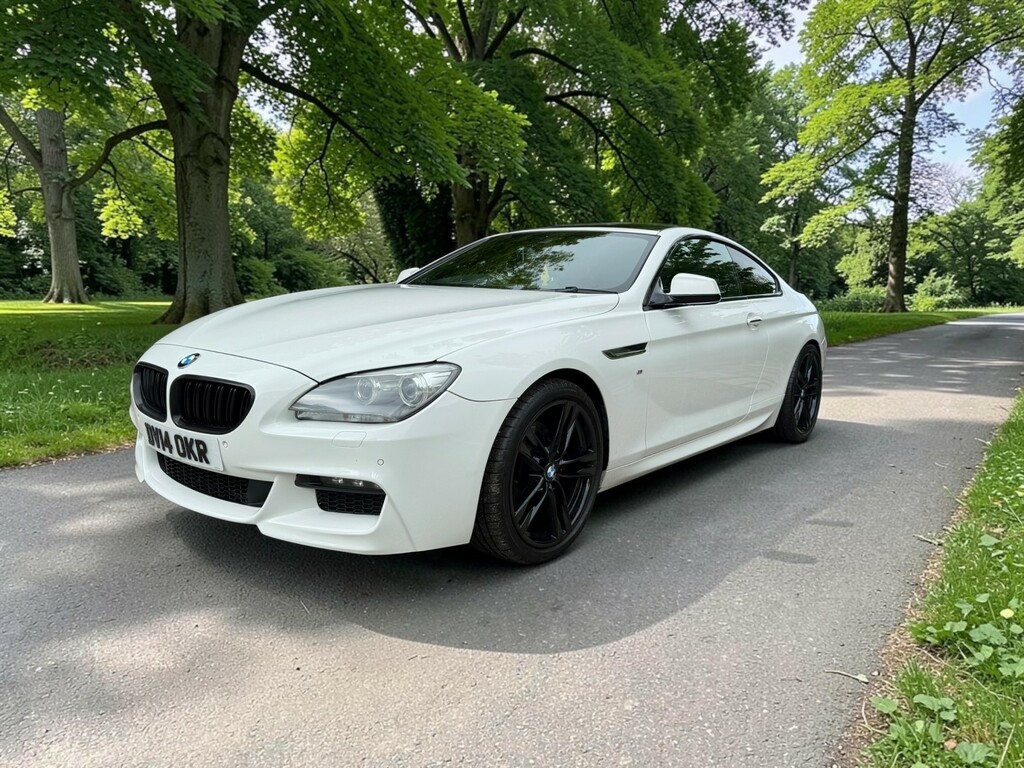 BMW 6 Series Gran Coupe Coupe 3.0 640D M Sport Coupe 2014 DV14OKR White #6