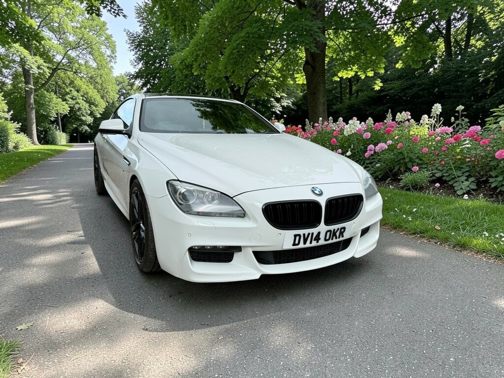 BMW 6 Series Gran Coupe Coupe 3.0 640D M Sport Coupe 2014 DV14OKR White #4